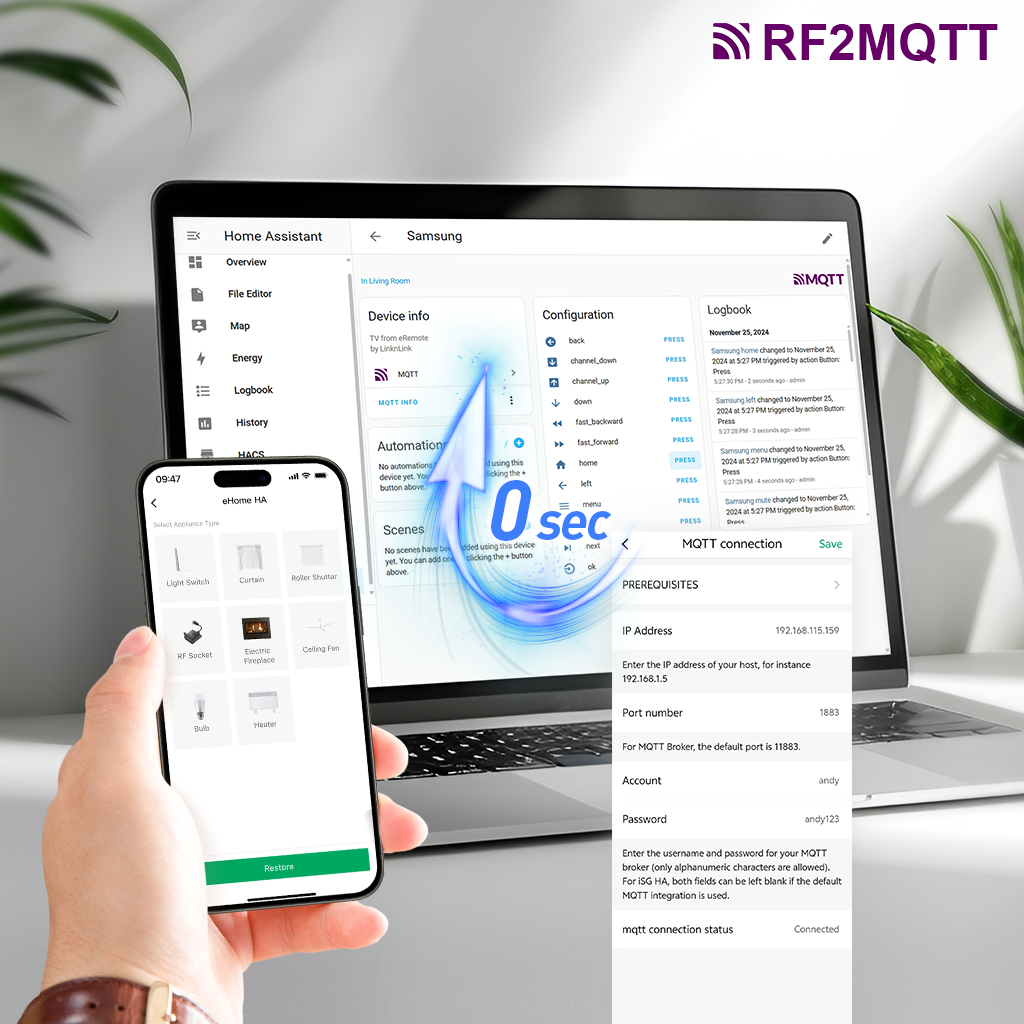 RF2MQTT para Home Assistant