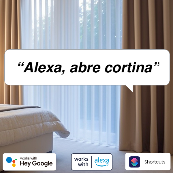 Alexa, abre cortina